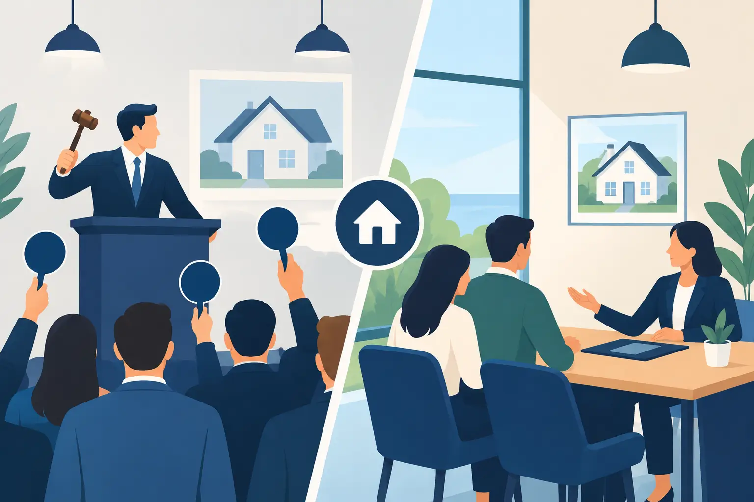 Auction versus private treaty: which sells best?