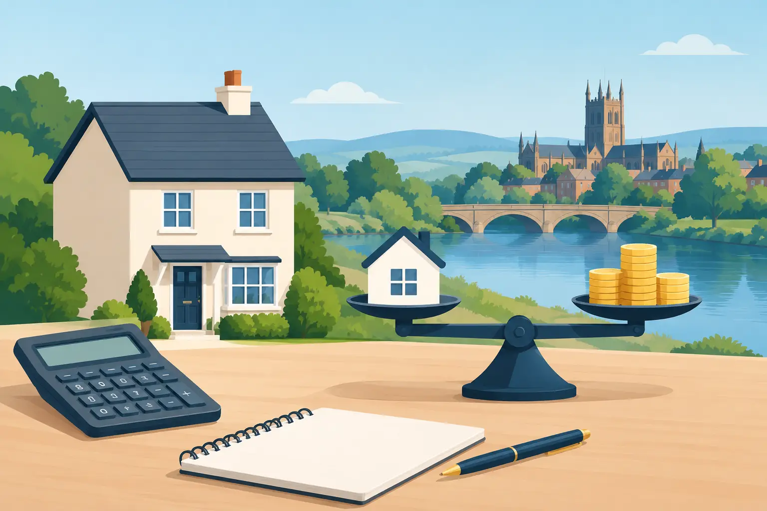 How to Set a Realistic Rental Price in Worcestershire